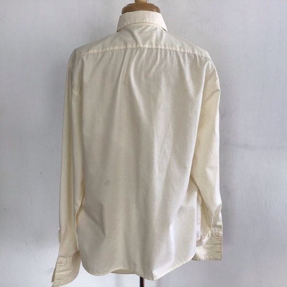 Talbots pleated front tuxedo style button up shirt size 14 - Picture 4 of 6